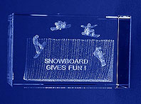 Nagroda snowboardowa
grawerowanie 3d w szkle 