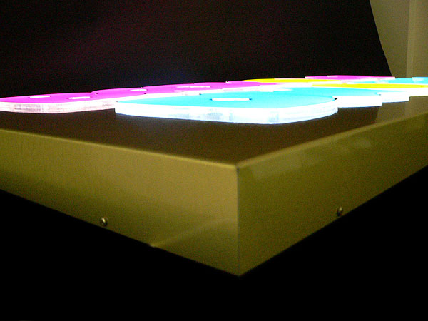 Grubość kasetonu - szyldu podświetlonego 6 cm