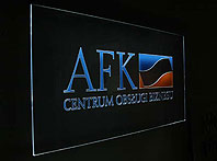 Graflux podświetlany dla AFK
Centrum Obsługi Biznesu